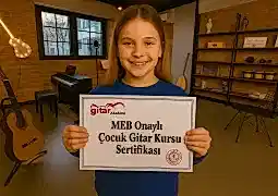 çocuk gitar kursu sertifikası